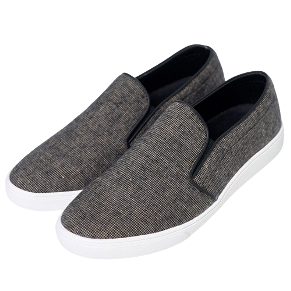 [GIRLS GOOB] Men's Casual Comfort Sneakers, Classic Low Top Fashion Shoes, Fabric + Band - Made in KOREA